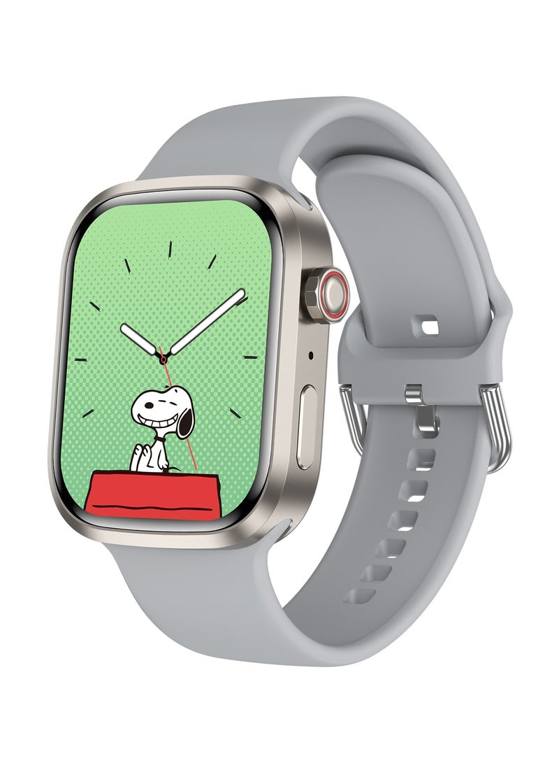 AROAQ Zero 90 Smart Watch, IP67 Waterproof NFC Bluetooth Health Monitoring Watch, 2.3" HD Display 280mah Large Capacity Battery Smart Fitness Watch with Multiple Sports Mode, (Silver) - Image 1