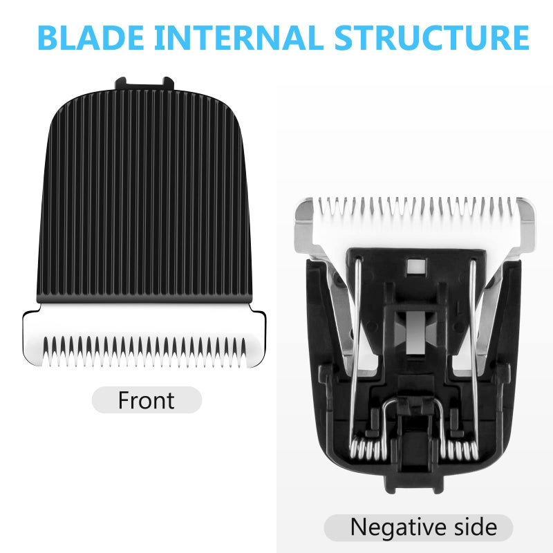 Wusuker 3 Pack Replacement Blade for Manscaped The Lawn Mower Electric Groin Hair Trimmer Blade, Hygienic Snap-In Replacement Clipper Blades Fit for Manscaped Lawn Mower 4.0 3.0 2.0 Replaceable Blade - Image 3