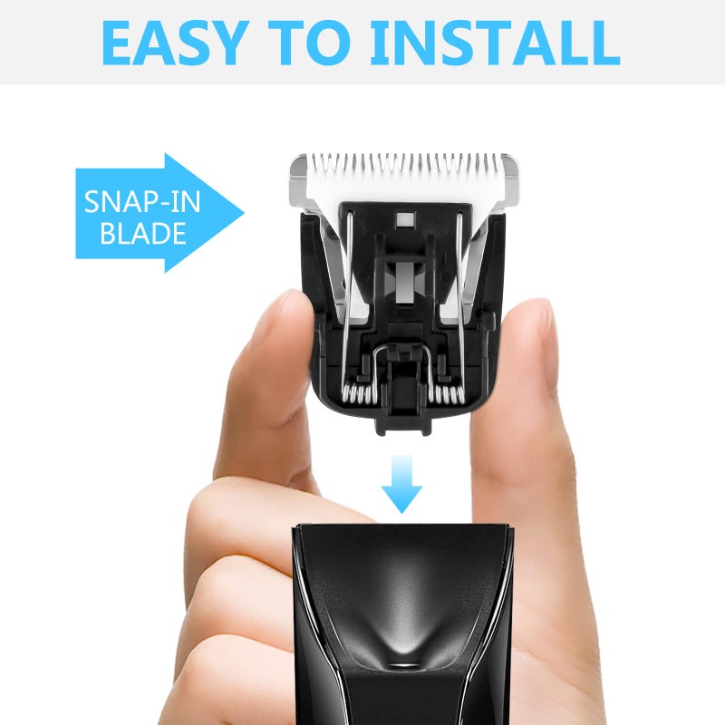 Wusuker 3 Pack Replacement Blade for Manscaped The Lawn Mower Electric Groin Hair Trimmer Blade, Hygienic Snap-In Replacement Clipper Blades Fit for Manscaped Lawn Mower 4.0 3.0 2.0 Replaceable Blade - Image 2