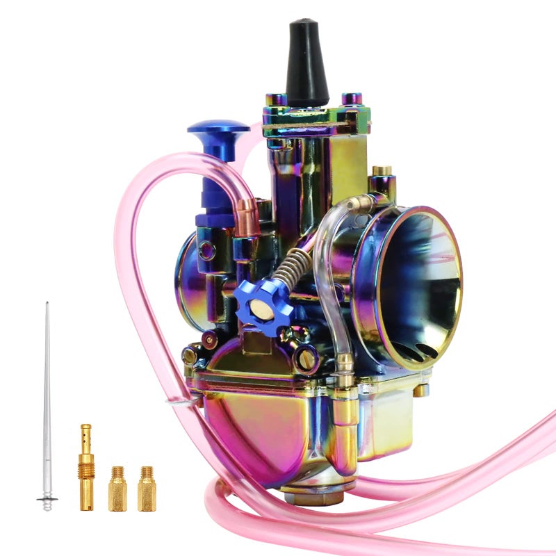 Carburetor Motorcycle Colorful Rainbow 4T Universal Refitting Parts Racing for 50 100 150 200 250cc DirtBike24mm