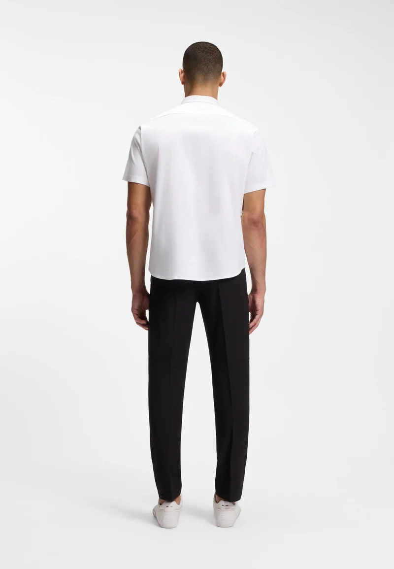 بوس Regular-fit shirt in wrinkle-resistant cotton jersey