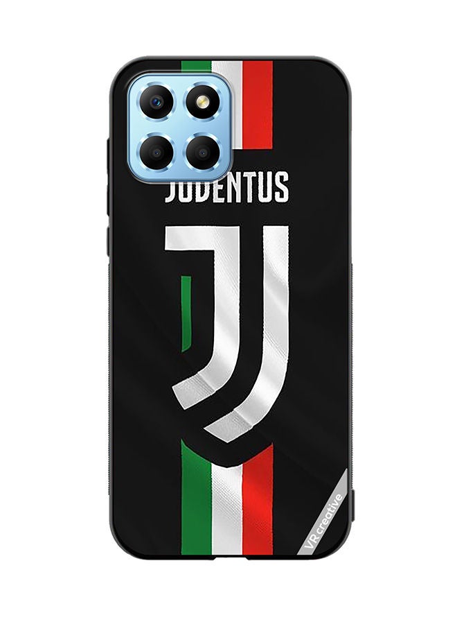 VR CREATIVE Protective Case Cover For Honor X8 5G Juventus Logo Design Multicolour - Image 1