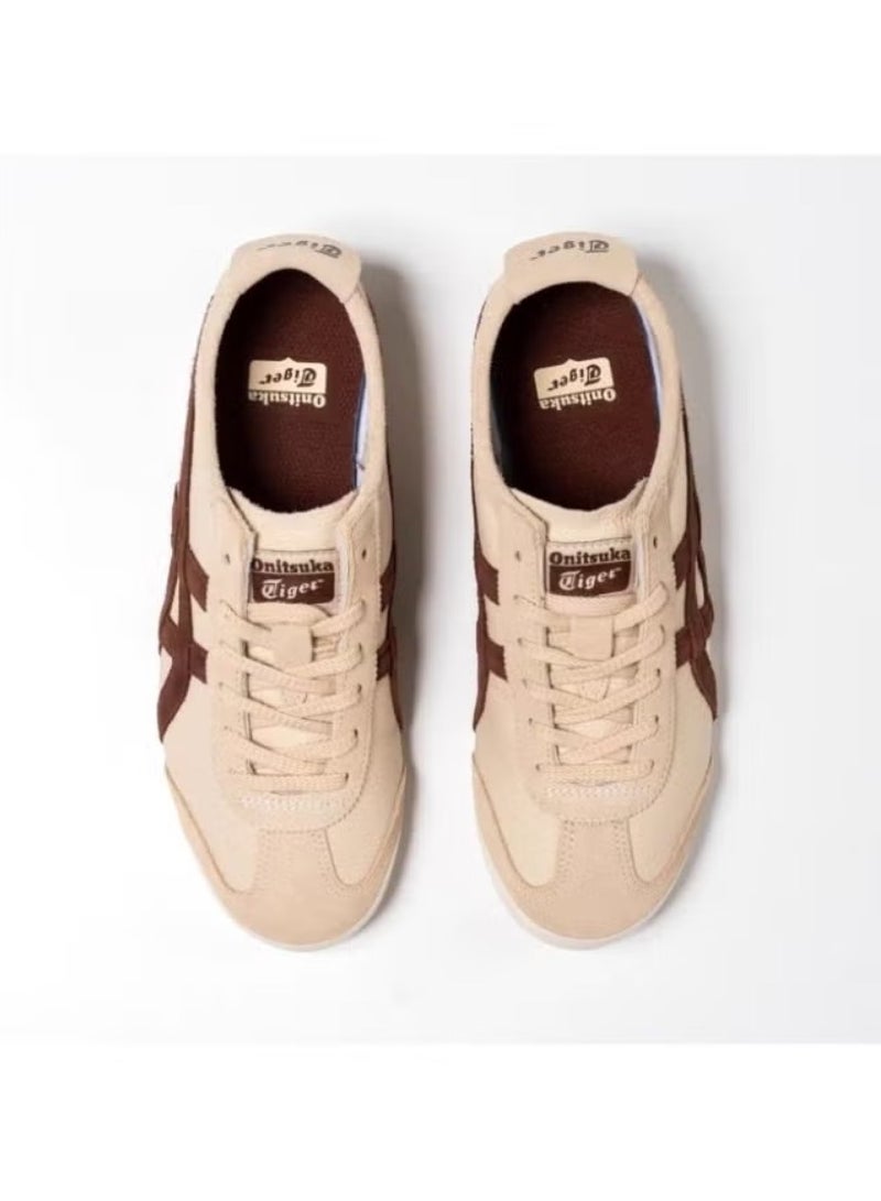 Onitsuka Tiger Mexico 66 Athlesiure Sneakers Off-White/Brown - Image 4