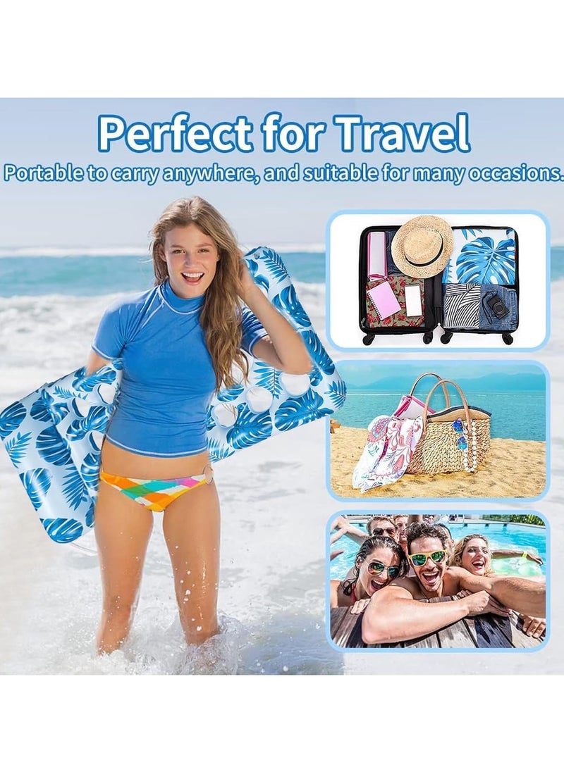 AUTOYSUR - Pool float for adult,Pool Lounger Float,Water Lounger Pool Chair Lounge,Inflatable Pool Hammock Float 21-Cooling Holes, Floating Mat Swimming Pool Floats Toys for Pool Party, Beach, Lake,pink - Image 1