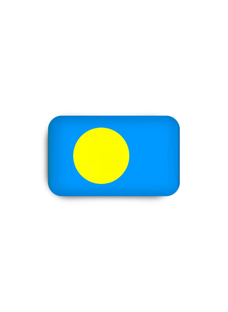 971ميديا شارة مغناطيسية بتصميم علم بالاو - Image 2