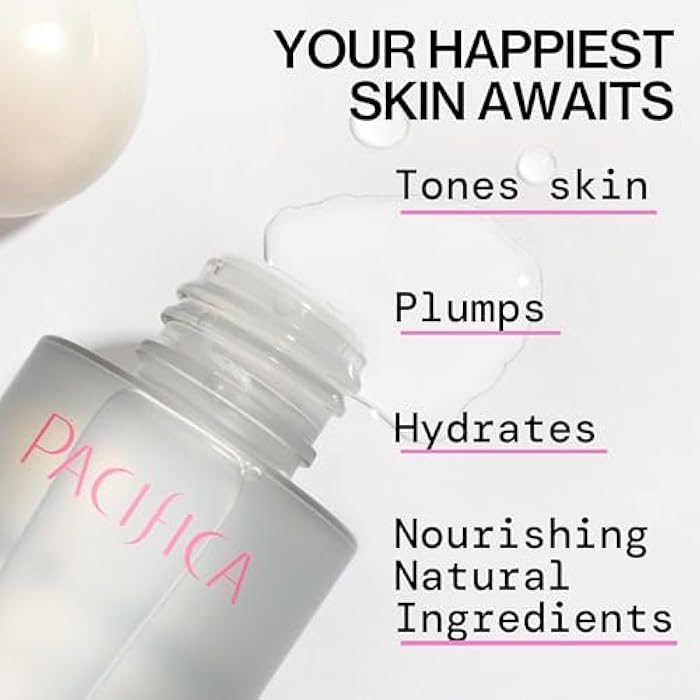 Pacifica Happy Water Hydrating Facial Toner – Vegan Ceramides, Hyaluronic Acid & Electrolytes, Refreshing & Calming for Balanced Skin, Clean Beauty, Vegan, Cruelty-Free, All Skin Types, 4 oz - Image 2