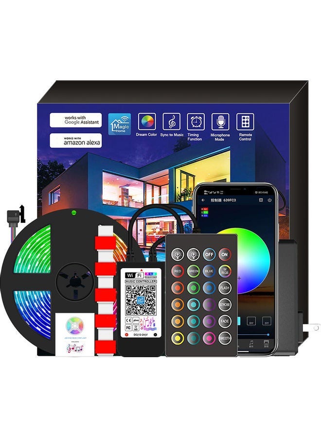 NIBEMINENT Intelligent RGB Strip Light Multicolour - Image 1