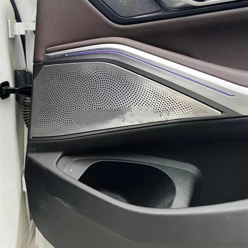 QASULER Car Dashboard Speaker Cover Trim for BMW 3 Series G20 - Image 5