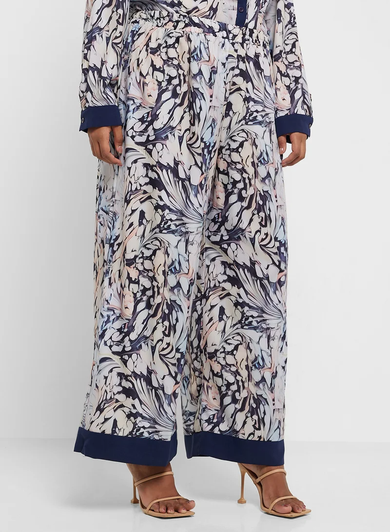 ايلا بلس Floral Print Shirt & Pant Set