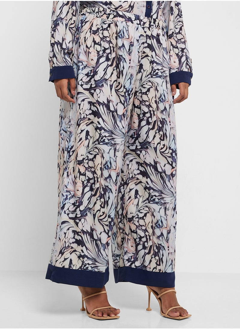 Ella Plus Floral Print Shirt & Pant Set  - Image 4
