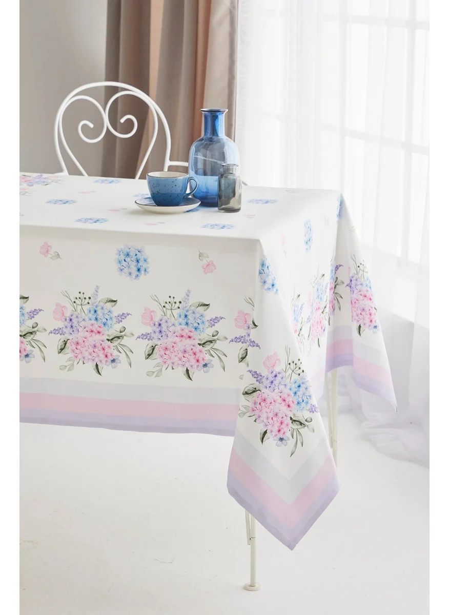 Ays Home Hydrangea Flower Pattern Dining Table Cloth