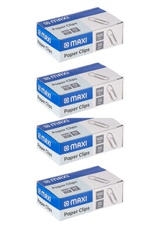 Maxi 400-Piece Paper Clips 33mm Size  - Image 1