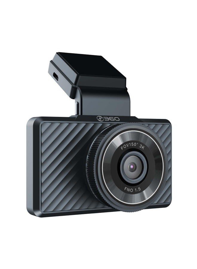 360 كاميرا أمامية مزدوجة للوحة القيادة من Botslab بدقة 5 ميجا بكسل ورؤية ليلية باللون الأسود - Image 2