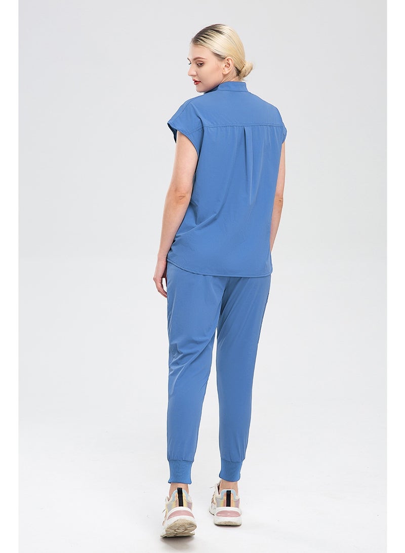 NIBEMINENT Fashion Hospital Doctor Work Clothes Women Clinical Surgical Uniforms Medical Scrubs Uniforms Nurse Accessories Dental Workwear - Image 4