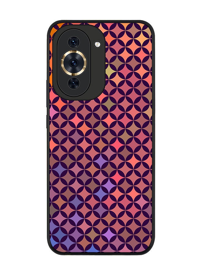 Stylizedd Rugged Black edge case for Huawei nova 10 Pro Slim fit Soft Case Flexible Rubber Edges Anti Drop TPU Gel Thin Cover - Wall Of Diamonds - Image 1