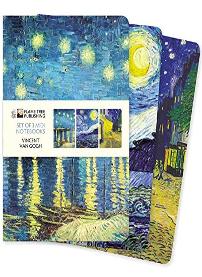 Vincent Van Gogh Midi Notebook Collection by Flame Tree Studio Paperback 