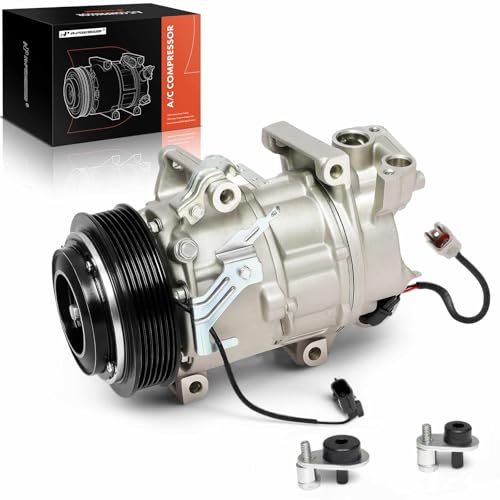 A-Premium Air Conditioner AC Compressor with Clutch Compatible with Nissan 2013-2018 Altima, 2014-2020 Rogue, 2.5L, VCS-14EC Compressor Only - Image 1