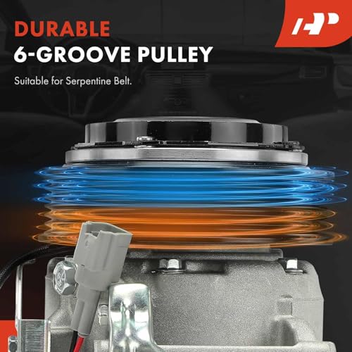 A-Premium Air Conditioner AC Compressor with Clutch Compatible with Nissan 2013-2018 Altima, 2014-2020 Rogue, 2.5L, VCS-14EC Compressor Only - Image 4