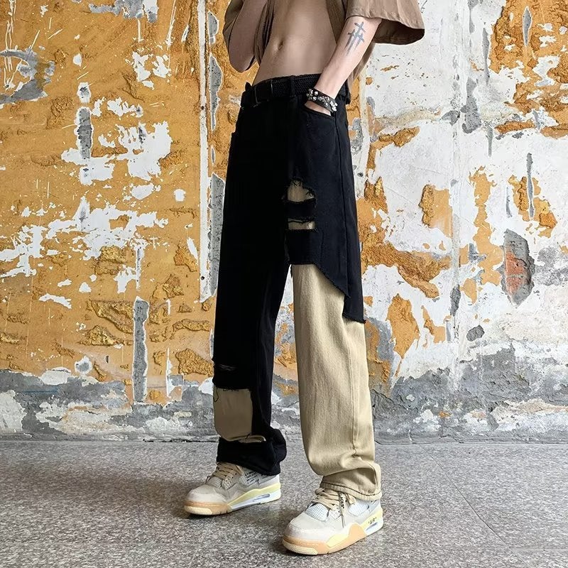 Unisex Casual Daily Denim Jeans - Image 1