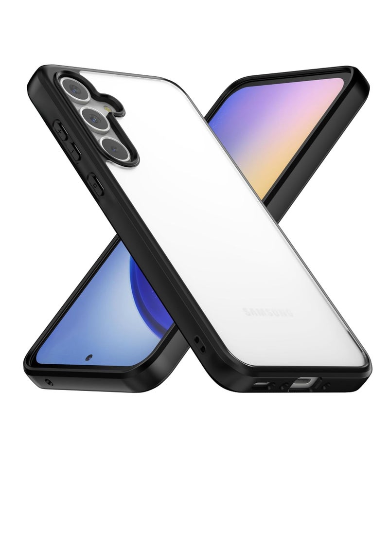 Generic Compatible with Samsung Galaxy A15 5G Case Grade Shockproof Anti-Yellowing, Slim Protective Phone Case Full Bumper Cover With Camera Lens Protective - Black/clear  - Image 3