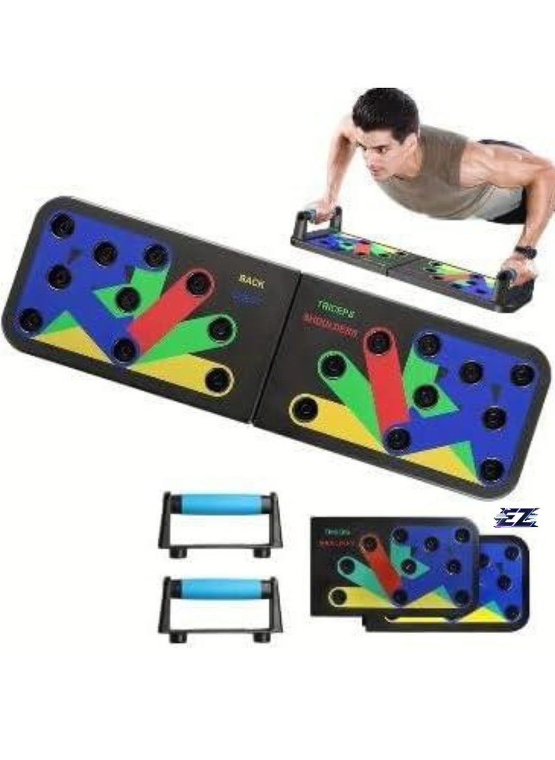 ELTRAZONE Strength Max Push-up Board – Multi-Functional Home Workout Bar System, Portable Gym for Men & Women, Barbell for Chest Muscle Exercise, Fat Burner – Perfect Gift for Boyfriend  - Image 2