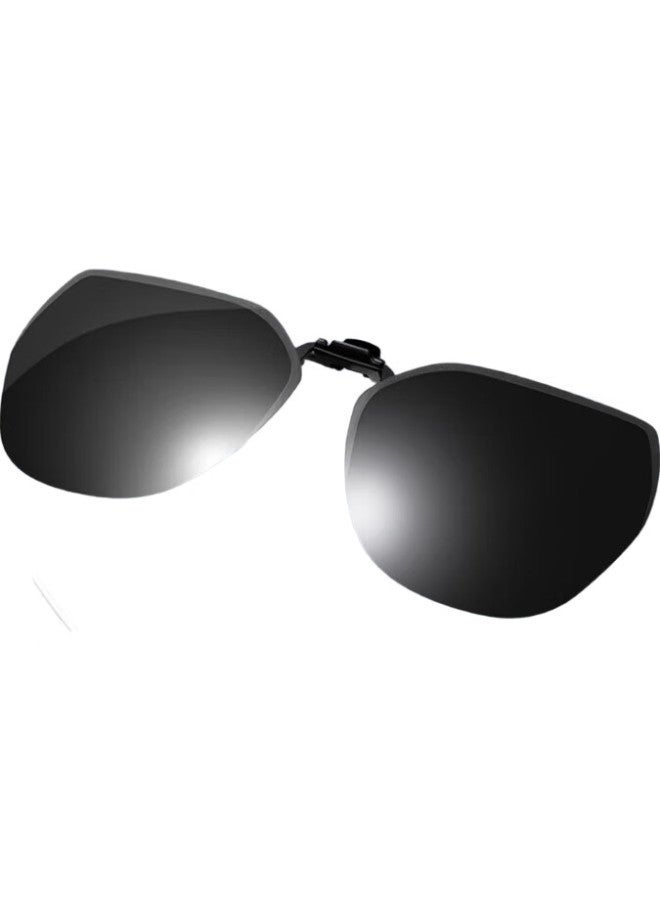 Lovedru Polarized Sunglasses Clip, Sunglasses Clip, Driving Glasses Clip, Myopia Glasses Clip, Uv Protection, High-Definition Polarized, Uv Protection, Polygon Clip, Universal For All Frames, Driver, Driving, Outdoor, Sun Protection, Myopia Glasses Clip B-11 - Image 3