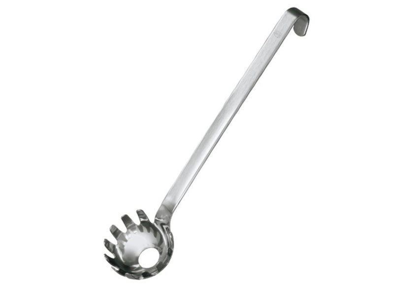 RÖSLE Rosle Stainless Steel Hook Handled Spaghetti Ladle, 7.8-inch - Image 3