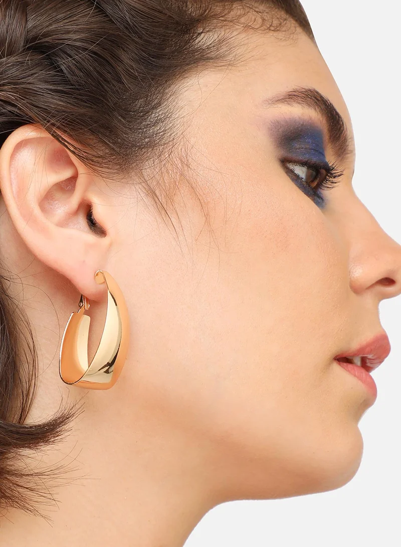 SOHI Party Artificial Hoop Earring Jewellery