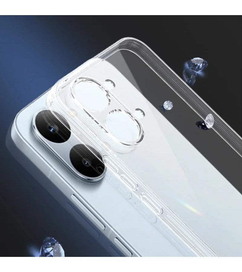 Transparent Slim Shockproof TPU Case For Poco X8 Pro Max - Image 2