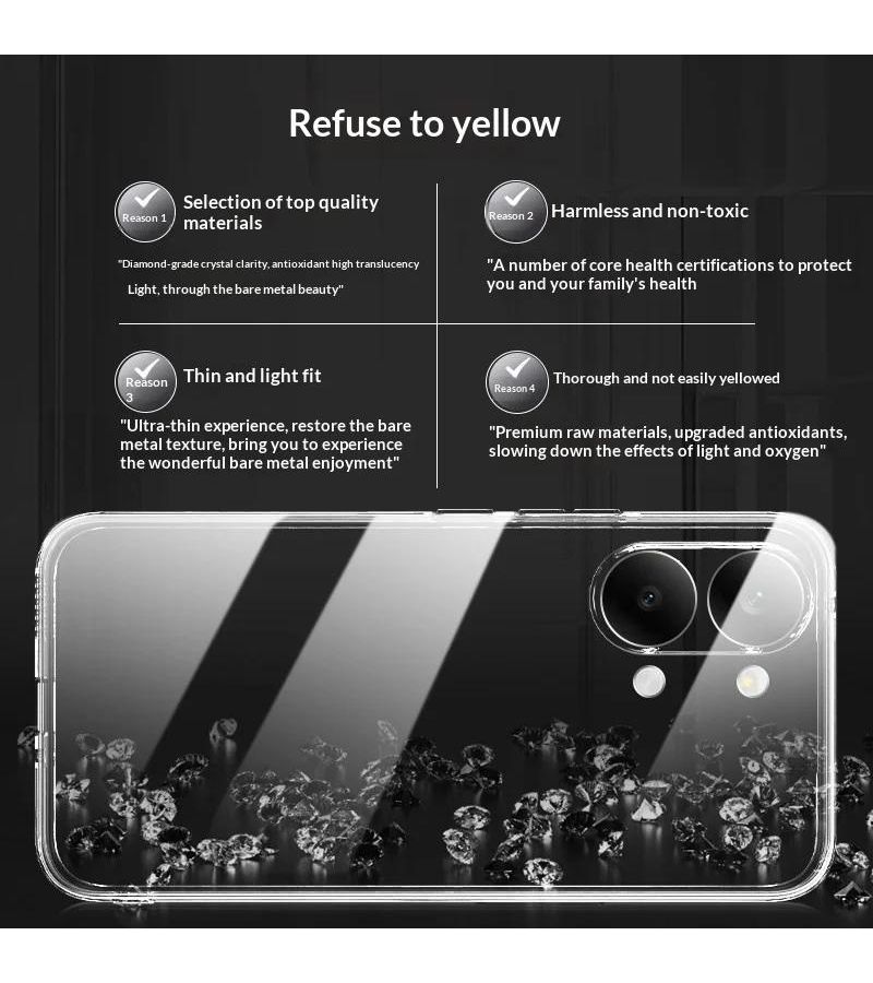 Transparent Slim Shockproof TPU Case For Poco X8 Pro Max - Image 4