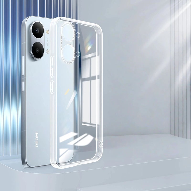 Transparent Slim Shockproof TPU Case For Poco X8 Pro Max - Image 1