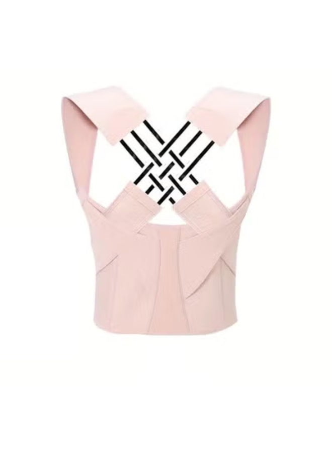 حزام تمليس الظهر، حزام وضع الظهر، أشرطة تمليس الظهر قابلة للتعديل، مصحح وضعية تمليس الظهر، مصحح وضعية الظهر للرقبة، صالة الألعاب الرياضية للكتف ودعم جيد للوضعية - Image 4