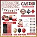 jenlion Casino Theme Party Decorations casino party decorations Las Vegas birthday Decorations Casino String Decorations Casino birthday Honeycomb Centerpieces casino night decorations for men - Image 4
