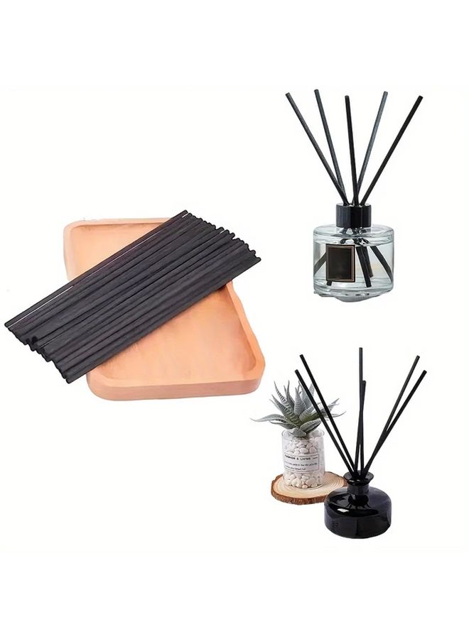 20pcs Black Aroma Diffuser Rods No Fire Essential Oil for Meditation Yoga Home - Image 1