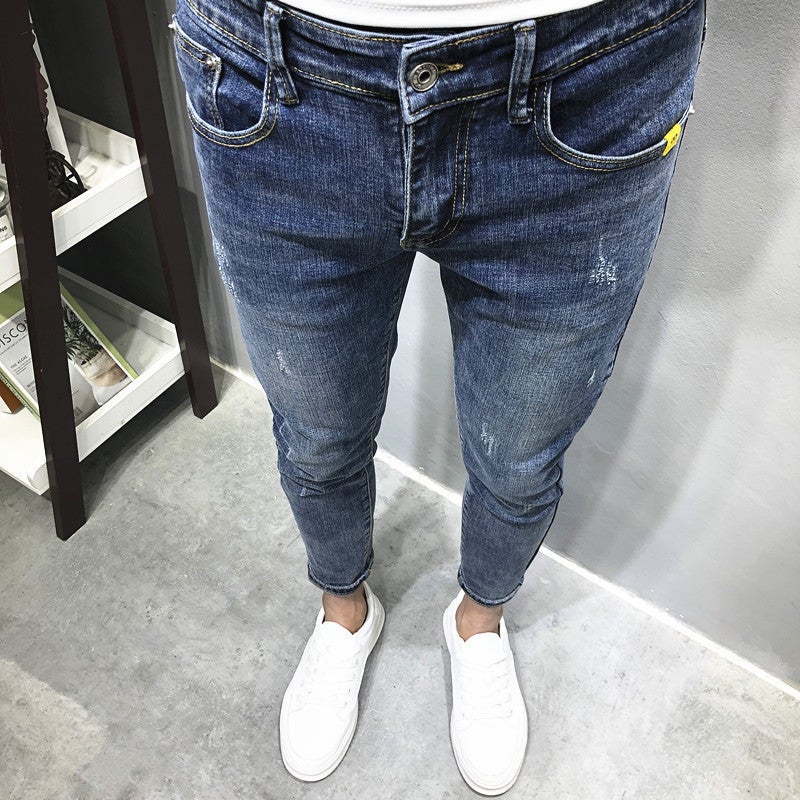 Unisex Classic Denim Jeans Loose Fit Daily Outdoor Wear - Image 1