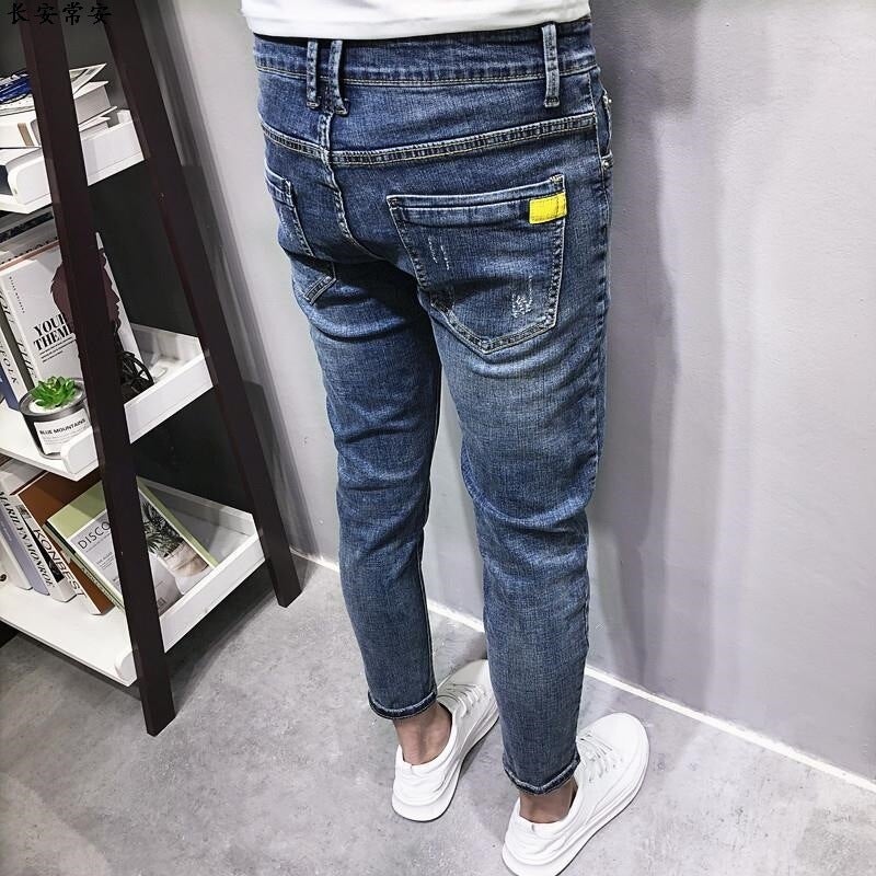 Unisex Classic Denim Jeans Loose Fit Daily Outdoor Wear - Image 4