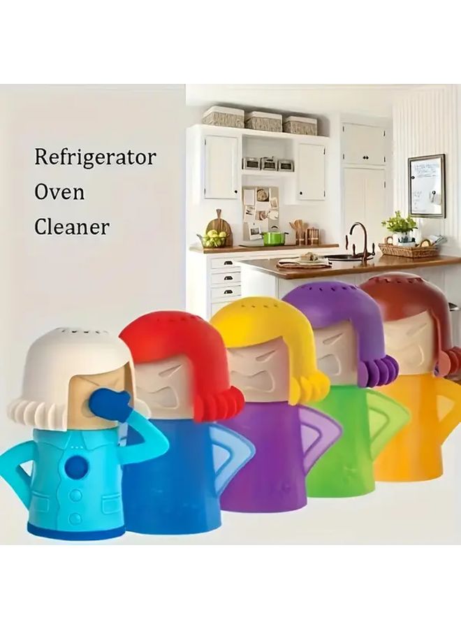 Blue Kitchen Cleaning Brush for Effortless Grease Removal in Ovens Microwaves Refrigerators - Image 1