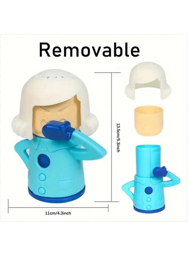 Blue Kitchen Cleaning Brush for Effortless Grease Removal in Ovens Microwaves Refrigerators - Image 3