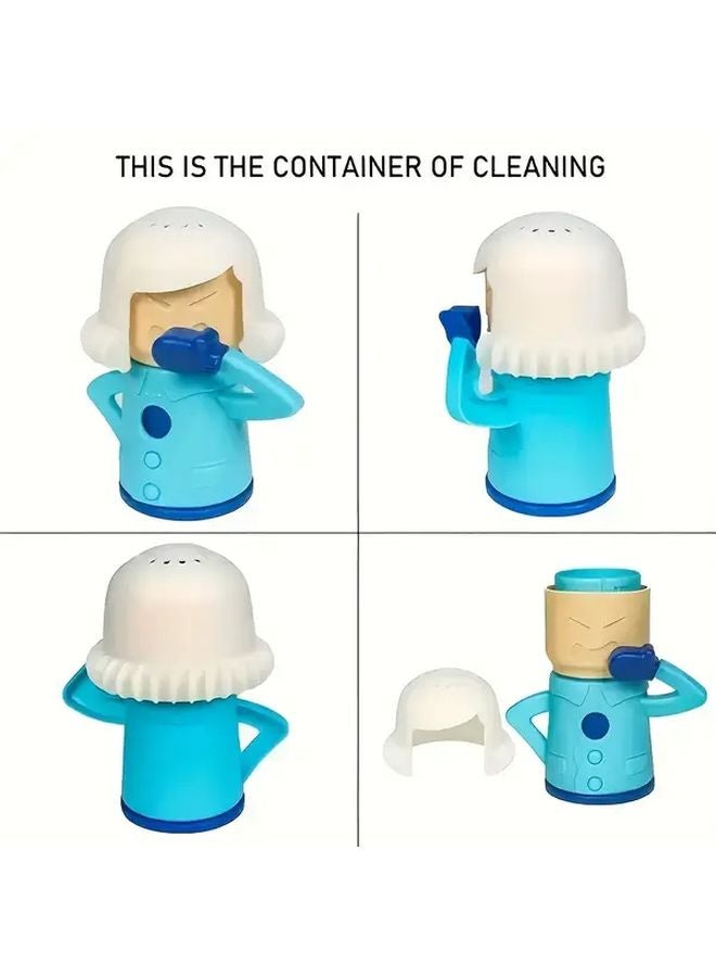 Blue Kitchen Cleaning Brush for Effortless Grease Removal in Ovens Microwaves Refrigerators - Image 2
