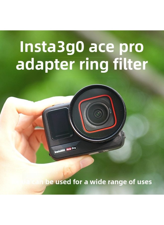 Suitable For Ace Pro52Mm Adapter Ring Threaded Filter Nd Light Reduction Cpl Polarizing Uv Protection Anti-Light Damage Micro-Color:Nd64 Six-speed Light Reduction Mirror + Adapter Ring Jsr-1912-28/