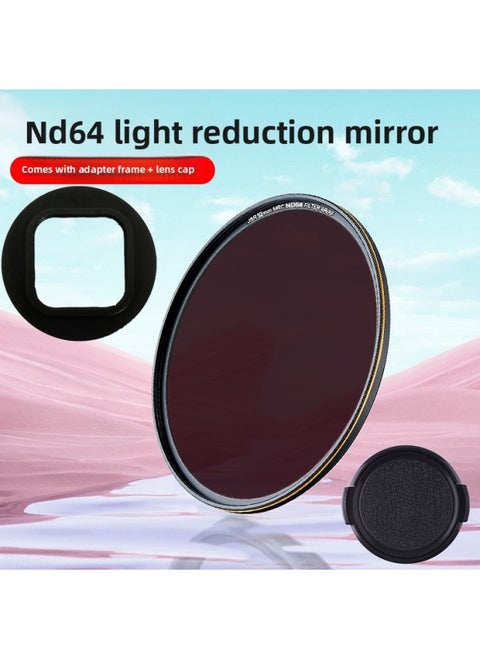 Suitable For Ace Pro52Mm Adapter Ring Threaded Filter Nd Light Reduction Cpl Polarizing Uv Protection Anti-Light Damage Micro-Color:Nd64 Six-speed Light Reduction Mirror + Adapter Ring Jsr-1912-28/