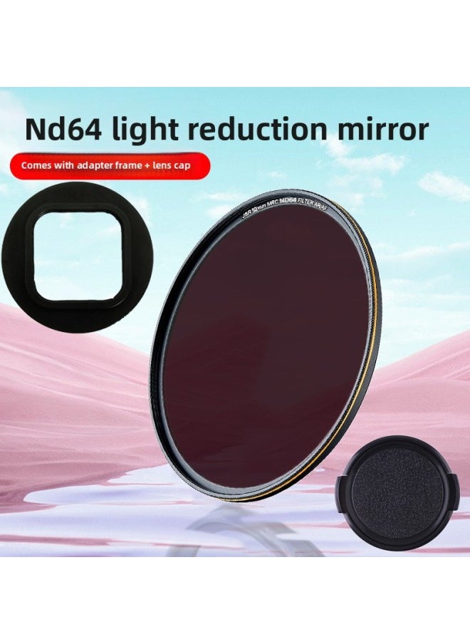Suitable For Ace Pro52Mm Adapter Ring Threaded Filter Nd Light Reduction Cpl Polarizing Uv Protection Anti-Light Damage Micro-Color:Nd64 Six-speed Light Reduction Mirror + Adapter Ring Jsr-1912-28/
