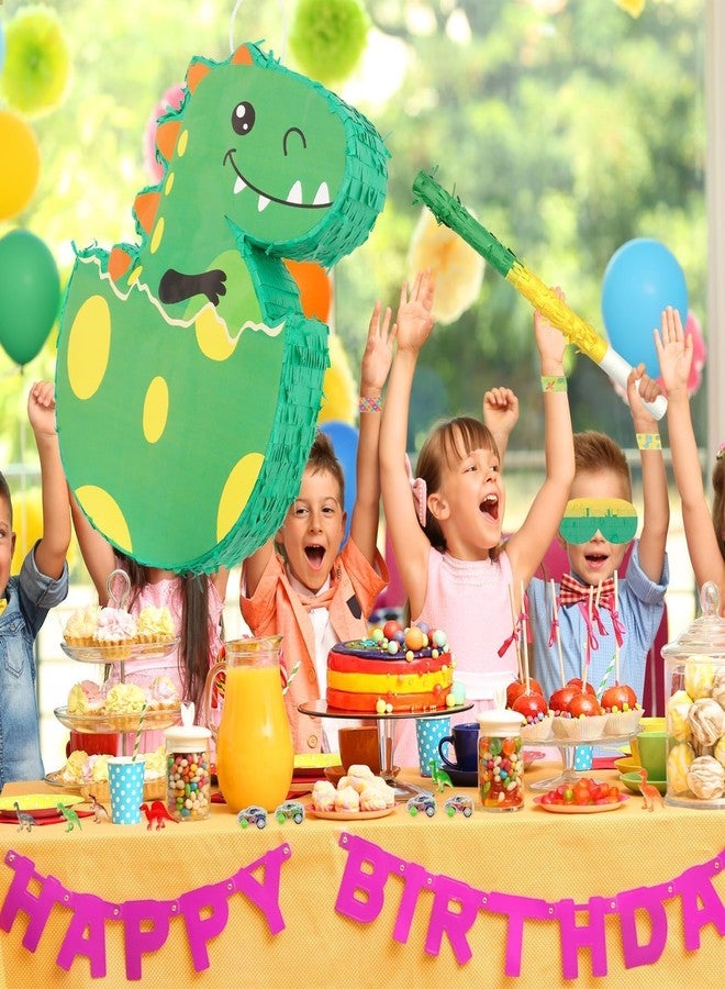 PATIO CHOICE 133 Pcs Dinosaur Piñata Set for Kids Birthday Party 15.7 Inch Large Piñatas Include Dinosaur Piñata Stick and Blindfold Dinosaur Party Favors for Party Carnivals Festivals Decorations - Image 4