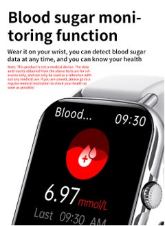 Generic Smart Watch  1.9" 300mAh Men Smart Watches Bluetooth Make/Answer Calls Fitness Modes and Sleep Modes Multi-app Message Reminder Multi Language  - Image 3