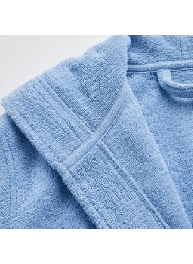 EBREEZZ Premium Terry Cotton Bathrobe with Hood – 350 GSM Ultra Soft Absorbent Robe - Image 5