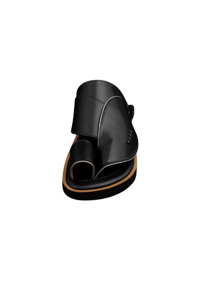 NAD Black genuine leather arabic sandals  - Image 3