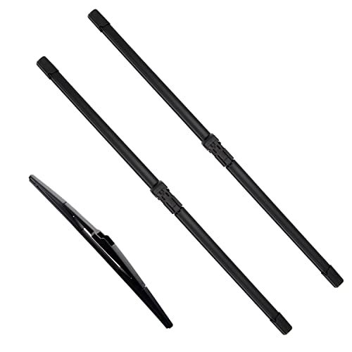 JustCar 3 wipers Replacement for Lexus NX200t NX300 NX300h 2015 2016 2017 2018 2019 2020 2021 Windshield Wiper Blades Original Equipment Replacement 261612 Set of 3 - Image 1