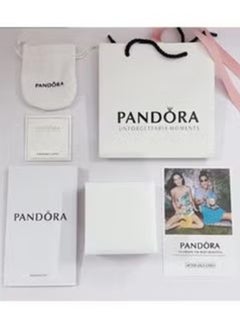 PANDORA Pandora Moments Women's Classic Cubic Zirconia Shining Eternal Love Clavicle Chain Neck Chain 392666C01-50  - Image 4