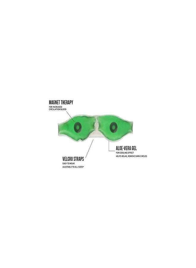 Generic Cool Gel Eye Mask | Eye Cooling Gel Pad | Relaxing Eye Mask | Eye Cooling Mask | Gel Eye Mask with Adjustable Strap | Eye Gel Pad with Stretchable Band | Aloevera Eye Gel Pad | - Image 2