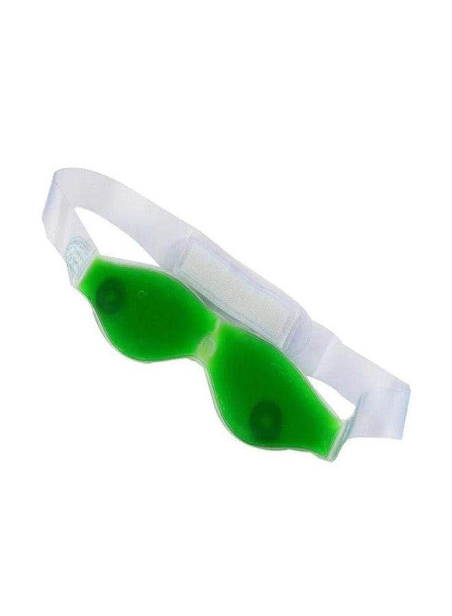 Generic Cool Gel Eye Mask | Eye Cooling Gel Pad | Relaxing Eye Mask | Eye Cooling Mask | Gel Eye Mask with Adjustable Strap | Eye Gel Pad with Stretchable Band | Aloevera Eye Gel Pad | - Image 1
